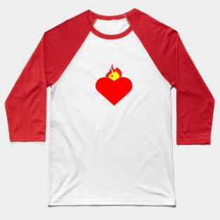 Sacred Heart Symbol Baseball T-Shirt